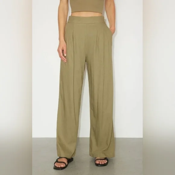 Dynamite linen wide leg pants - Picture 1 of 5